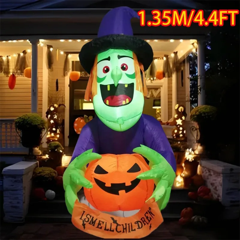 

Inflatable Toy Window Climbing Witch Halloween Inflatable Model Luminous Inflatable Model Halloween Atmosphere Decoration Model