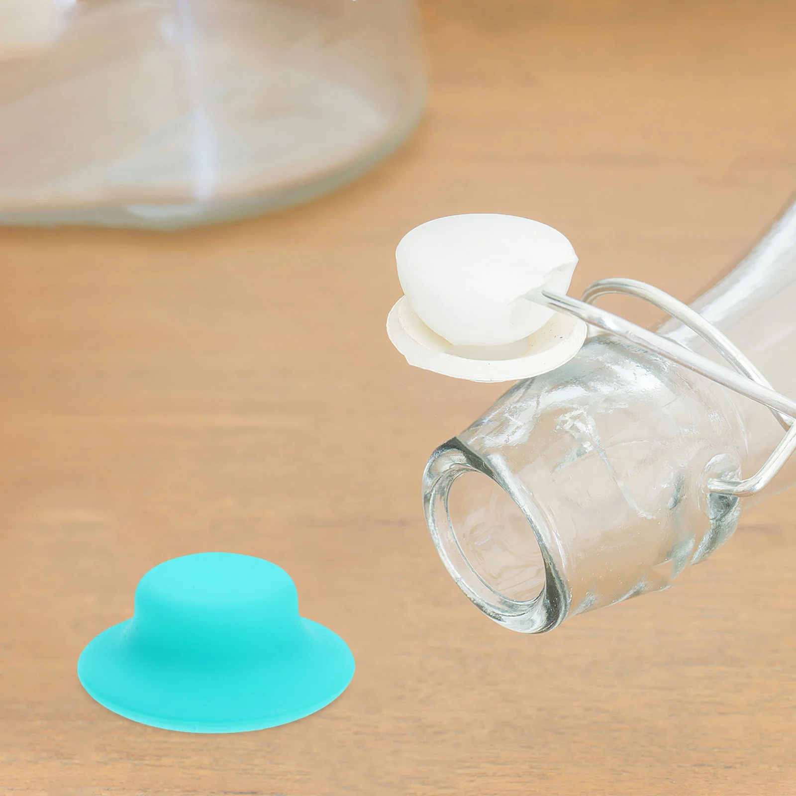 

24Pcs Swing Bottle Seal Gaskets Silicone Leakproof Replacement Caps Sealer for Beer Soda Enzyme Bottles Home Brew Kitchenware