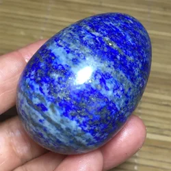 Natural Lapis Lazuli Egg Crystal Energy Gemstone, Reiki Healing Room, Home Decor Gift, 4.8-4.5c