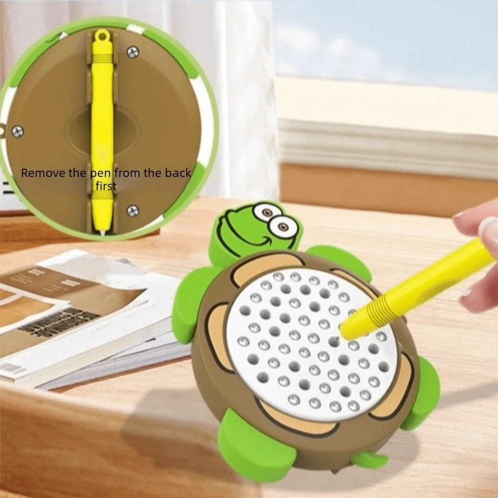 Cartoon Bag Charm Pad Drawing Keychain Funny Dinosaur Magnetic Drawing Board Keychain Fruit Dolphin Drawing Board Birthday Gift