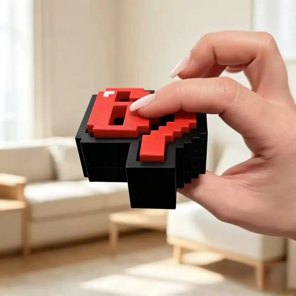 3D Printed Click Fidget 67 Buttons Movable Press Parts Stress Relief Portable Safe And Comfortable Mini Tabletop Accessory