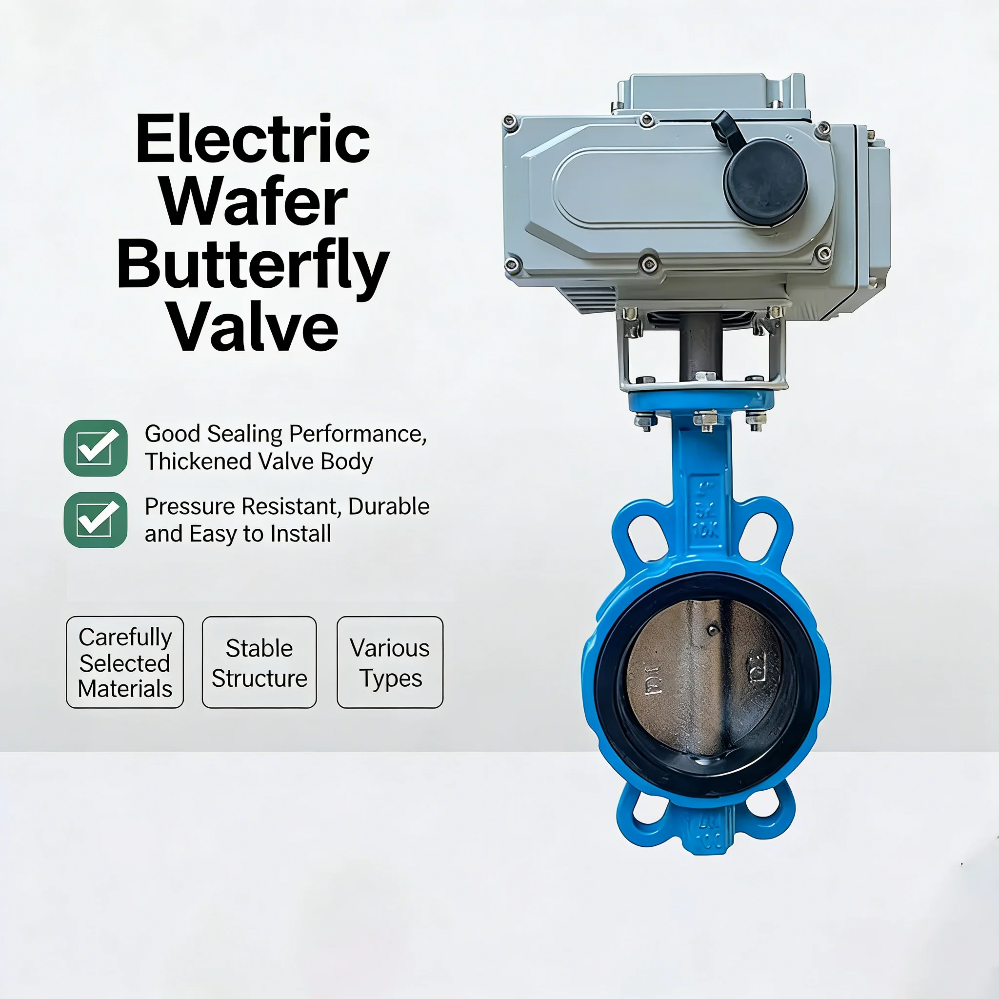 valvula-de-mariposa-electrica-d971x-16q-tipo-wafer-valvula-de-agua-de-ptfe-acero-inoxidable-hierro-ductil-ajustable-dn80-100-150