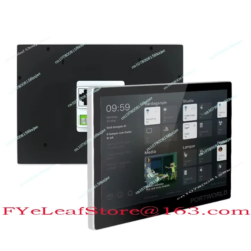 YC-SM10P Smart Home Automation 10-inch IPS Touch Screen Landscape Monitor Android AIO POE Tablet PC Built-in Stand