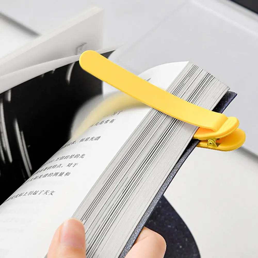 Duckbill Clip Silicone Bookmark Page Divider Pagination Mark Reading Bookmark Intelligent Design Convenient Book Clip Staionery