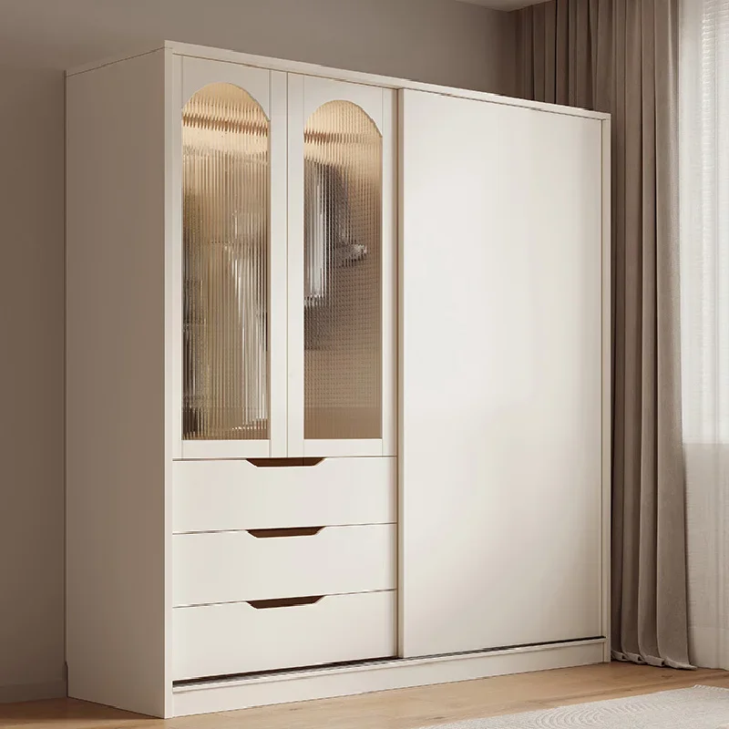 

Wardrobes Small Closet Dresser Single Wardrobe Bedroom Storage Cabinet Clothes Plastic Locker Furniture Set Living Room Cabinets