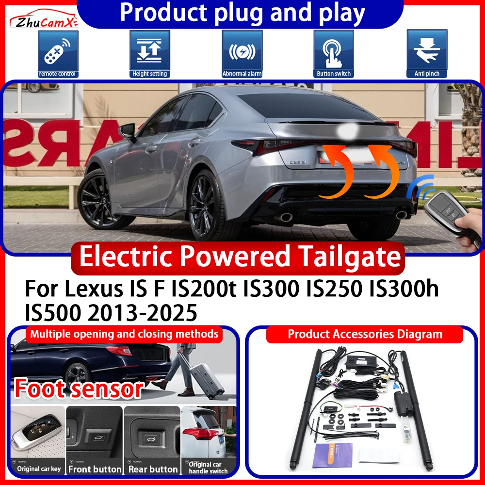 

Powered Tailgate for Lexus IS F IS200t IS300 IS250 IS300h IS500 2013-2025 anti pinch Smart Intelligent Trunk Control Gate Lift