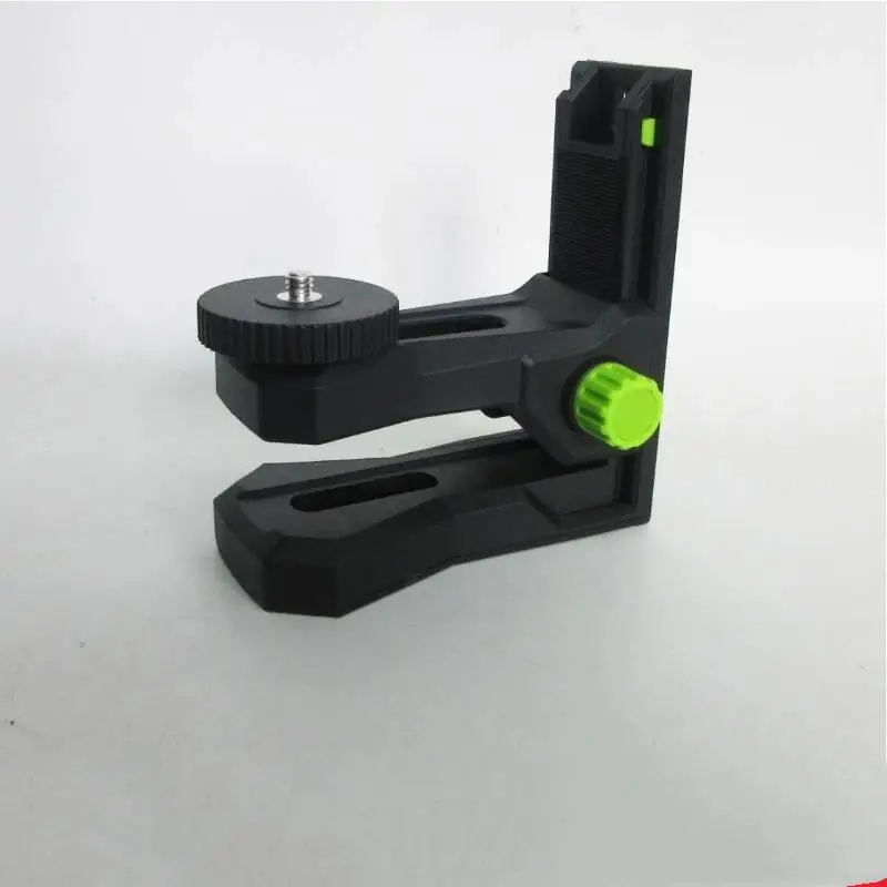 360° Rotating L-Type Level Bracket 1/4 5/8 Threaded Tripod Mount Adapter for Geodetic Survey Indoor Renovation Work