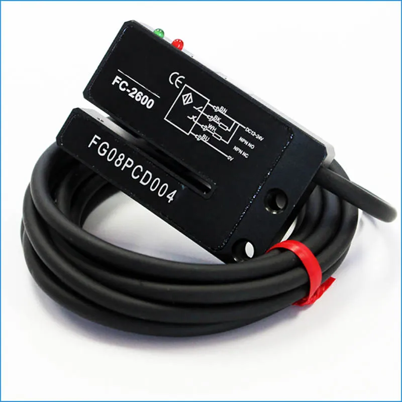 

FC-2600 Lable Sensor 4 Wires NPN NO NC Electric Label Detector Photo Sensor New Original