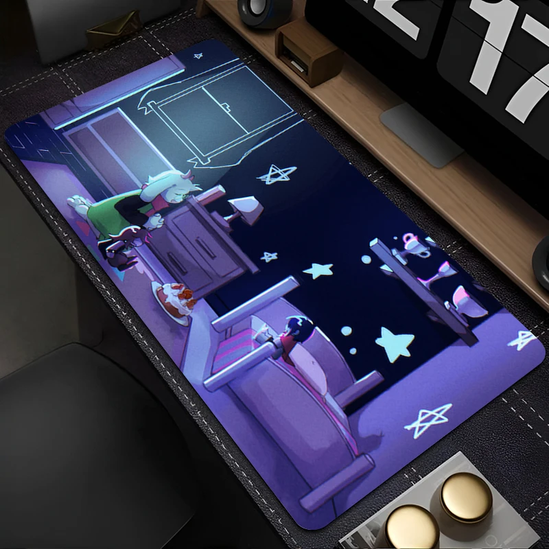 Kawaii mouse pad portátil dos desenhos animados d-deltarune hd impressão mousepad pc hd impressão pixel jogo teclado almofada de jogos anime desktop mouse esteira