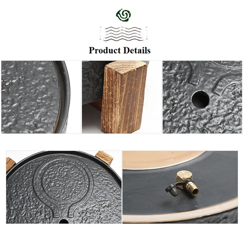 Set da tè in ceramica per uso domestico teiera per la conservazione della salute strumento per il tè Kung Fu cinese