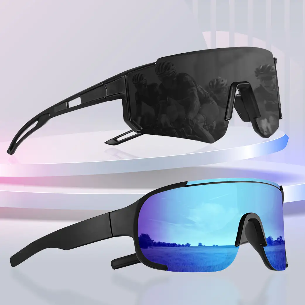 Okulary przeciwsłoneczne sportowe CRIXALIS dla mężczyzn i kobiet, modne okulary do wędrówek, jazdy na rowerze, okulary przeciwsłoneczne męskie, antyrefleksyjne, lustrzane, z filtrem UV400
