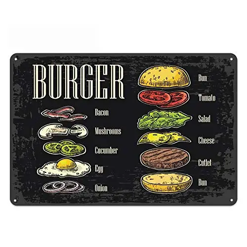 Barbecue Master Dad's BBQ Zone Fast Food Retro Metal Tin Signs Pub Kitchen Home Grill Vintage Wall Decor 8x12 Inch azx-9