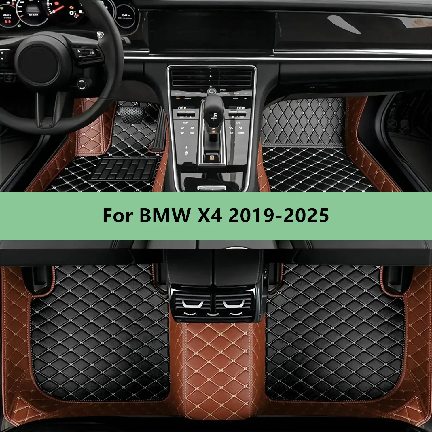 Custom Car Floor Mats For BMW X4 2019-2025 Car Floor Mats For Men Women Car Accessories