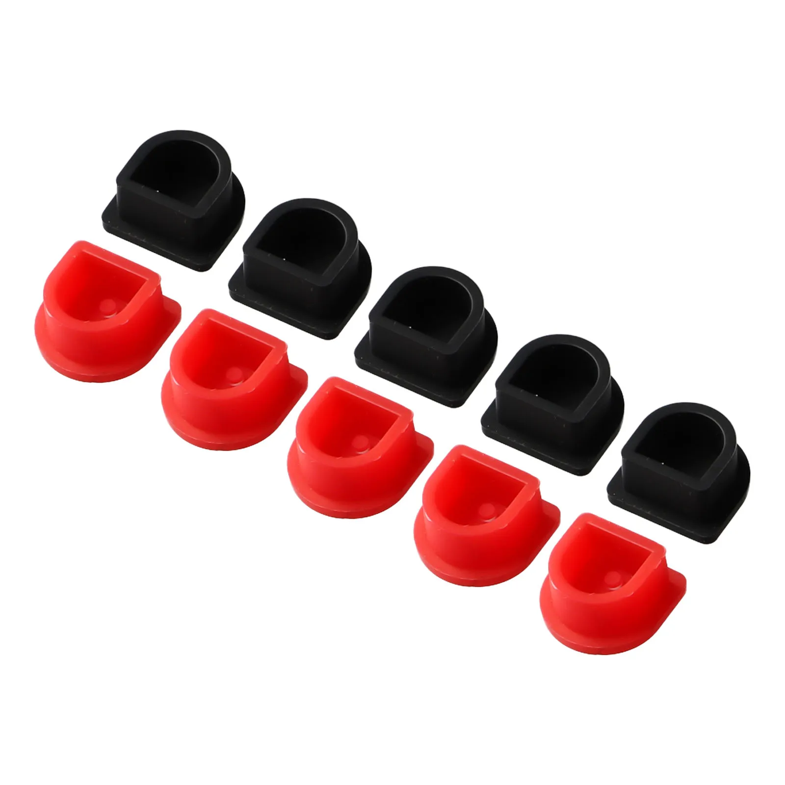 Set of 10 Waterproof For Anderson Connectors Red and Black Suitable for 50A to 350A Cable Kits for Outdoor Use