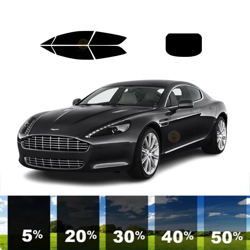 

precut Removable Window Tint Film For Car 100% UVR 5%-70%VLT Heat Insulation Carbon ﻿For ASTON MARTIN RAPIDE 4DR SEDAN 2010-2013