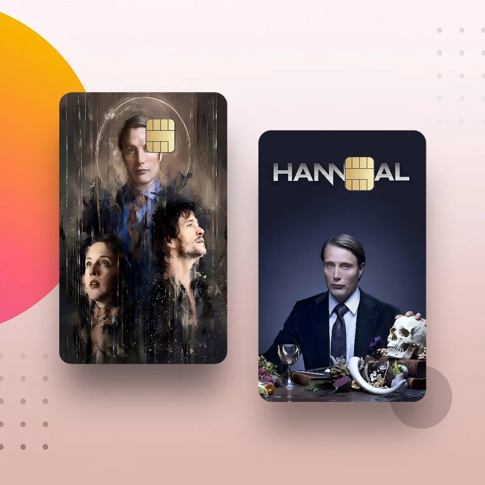 

TV Series HannibalCredit Card Skin Stickers For VISA Bank Card Transportation Card Waterproof Sticker Anti-scratch Women Gift