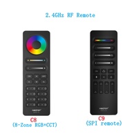 NEW MIBOXER C8 8-Zone RGB+CCT Remote/C9 SPI remote (2.4GHz RF wireless) RGB, Brightness, color temperature and Saturation adjust
