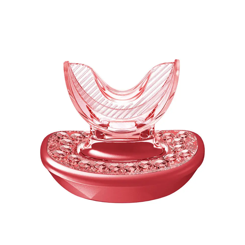 OEM/ODM Custom 2-in-1 Electric Lip Plumper Rechargeable Portable Red Light Lip Beauty & Teeth Brightening Device