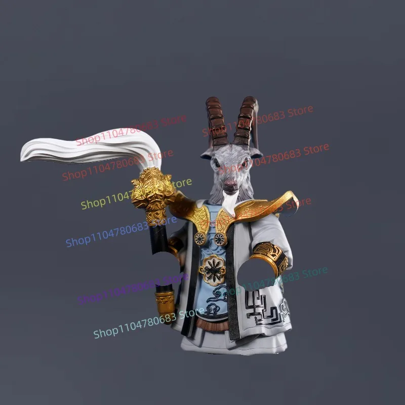 

MOC Building Blocks Mini Figure Evil Ram Man Assembly Model Ornament Anime Cartoon Decorative Toy Holiday Gift Collectible