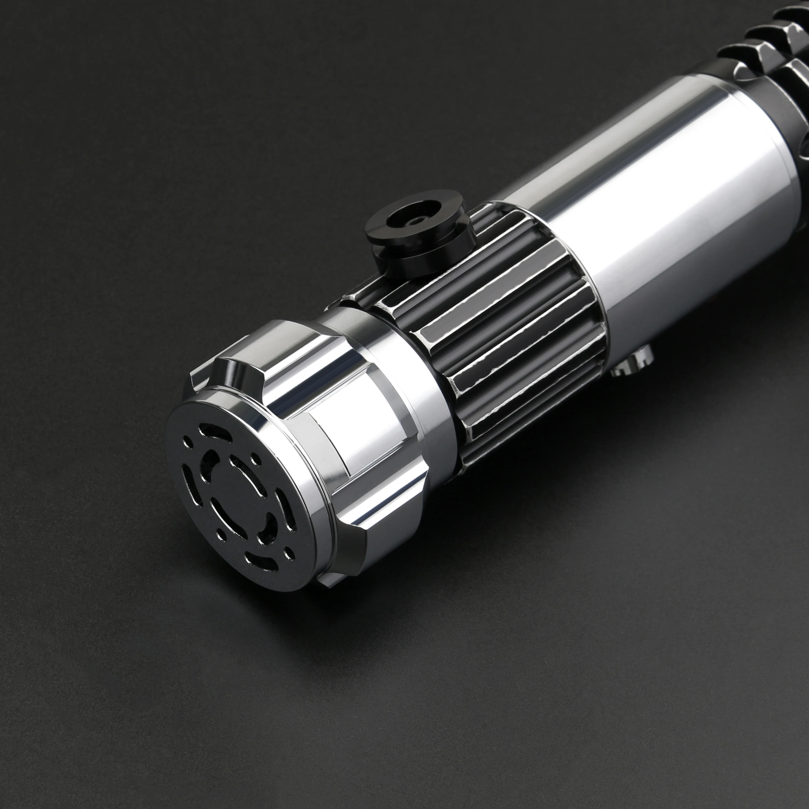 TXQSABER Replica Kenobi Weathering Smooth Swing Super RGB Lightsaber Metal Hilt Heavy Dueling Jedi Sword Collection Cosplay Toys