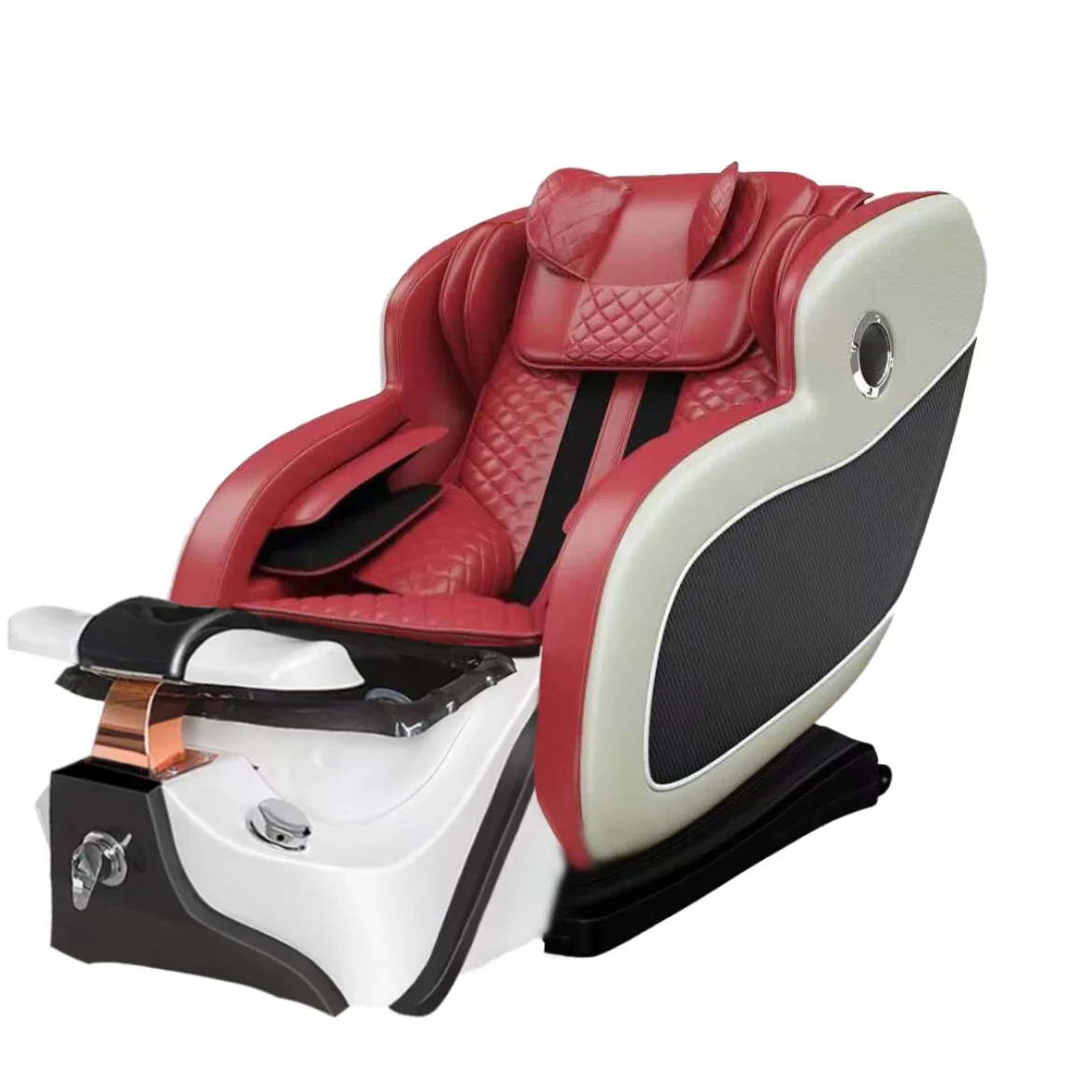 

Электрическое массажное кресло с дистанционным управлением, спа-кушетка, регулируемое многофункциональное массажное кресло для ног Push-Pull