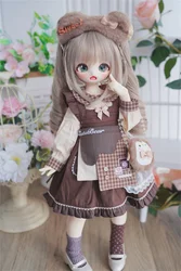 New 40cm sd BJD doll 1/4 Milk Cat Vampire Anime Girl Elf toy DIY Mouth Advanced Resin spot makeup