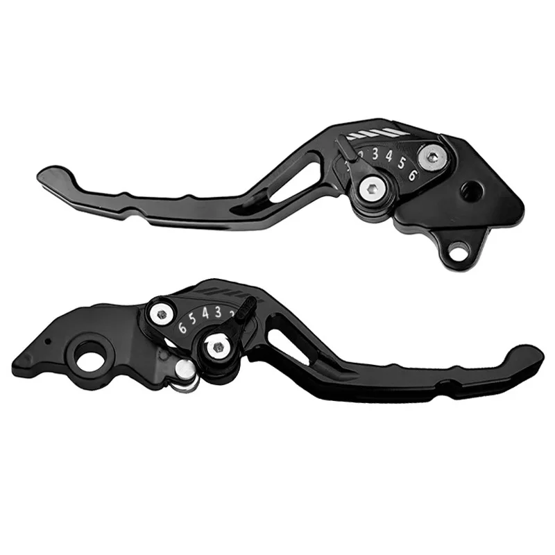 Hand Levers Two Piece Pack Adjustable Brake and Clutch Levers for Motorcycles Brake Clutch Levers