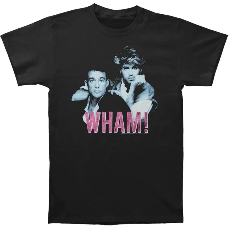 El álbum final de la banda pop de los años 80 Wham camiseta George Michael Andrew Ridgeley