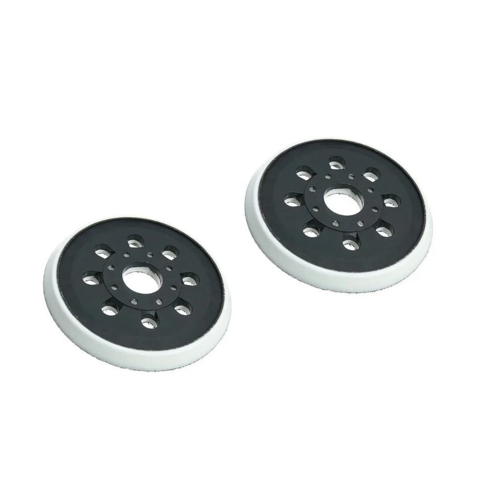 2pcs Sanding Pad Backing Plate 125mm for Bosch GEX1251AE PEX220 with 8 Hole Fixing Suitable for Various Sanding Applications