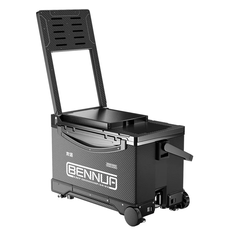 Benno fishing box full set of new ultra-light fishing box, fishing gear and equipment multi-functional can sit on the lifting
