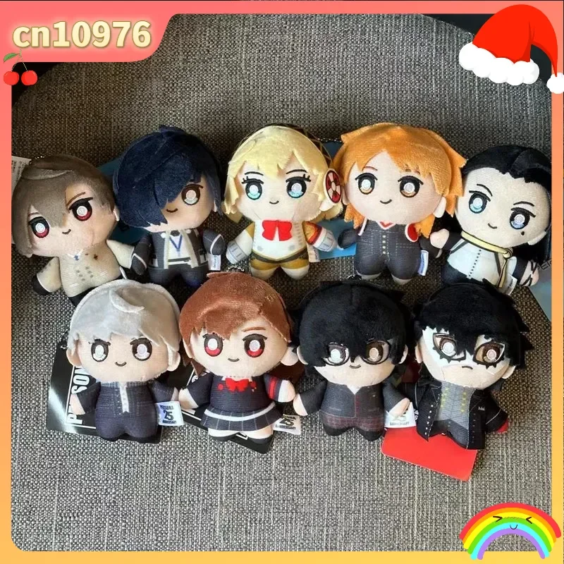 

10cm Cute Anime Persona P3r P4g P5r Collectible Plush Doll Charm Yuuki Makoto Aegis Yukari Takeba Bag Charm Keychain Kids Gift