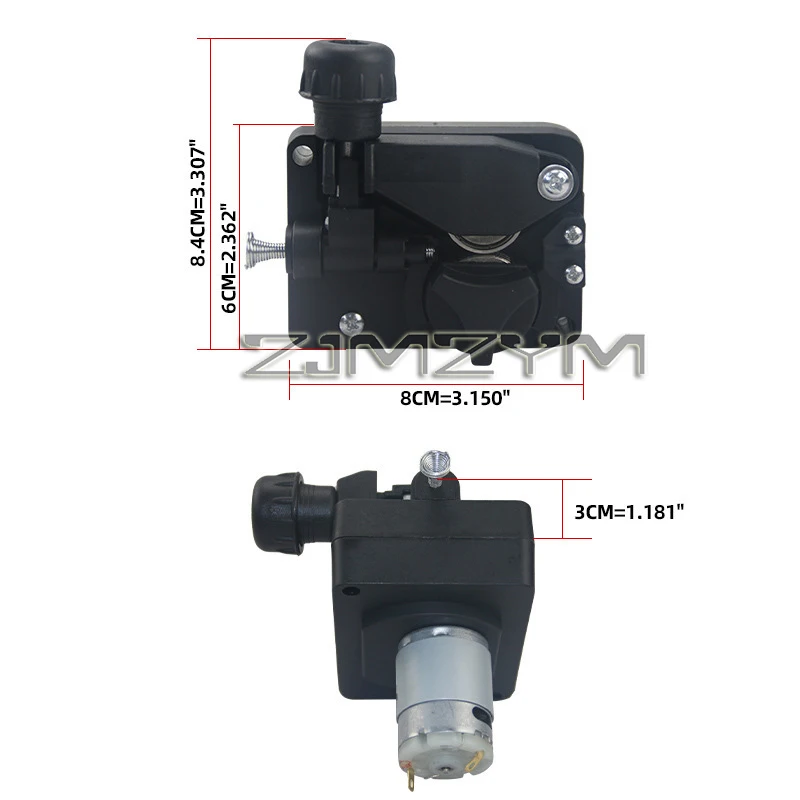 DC 24V/12V Mini Wire Feeder Light Duty MIG Wire Feeder Assembly Single Drive Roll Wire Feed Machine For Mig Welder