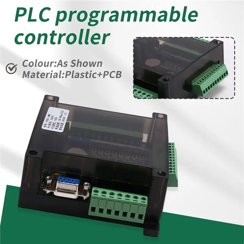 Reliable-FX3U 14MR 6AD 2DA RS485 8 Input 6 Relay Output 6 Analog Input 2 Analog (0-10V) Output PLC Controller Board - view 4