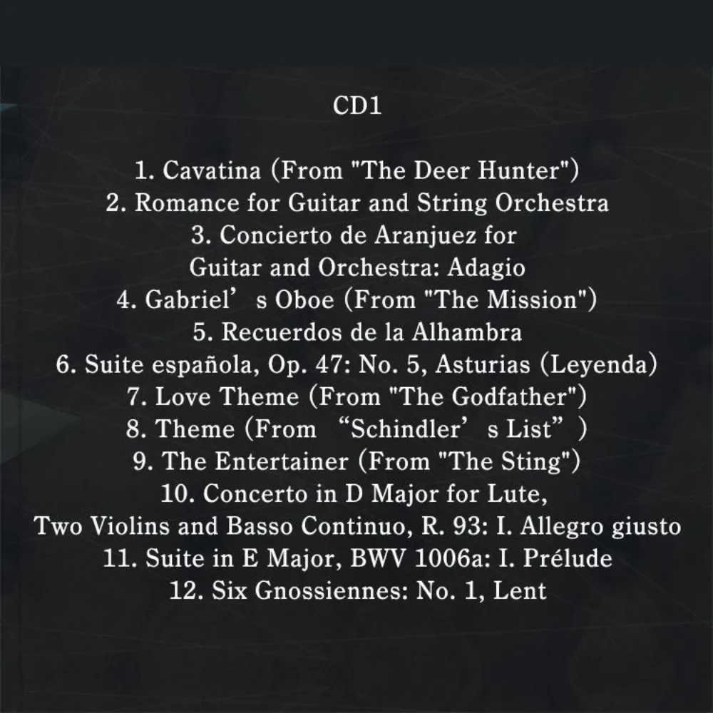 John Williams Guitar Master Ultimate Collection - Disco 2CD de música Hi-Fi de éxitos clásicos