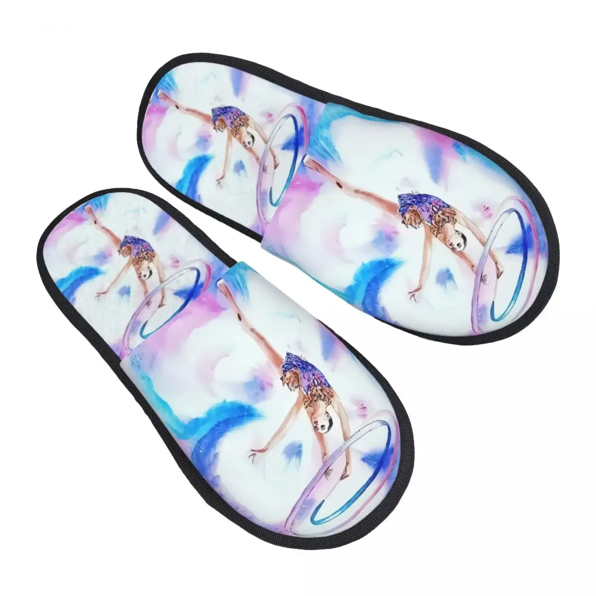 

Элегантные гимнастические тапочки из пены с эффектом памяти на заказ, женские уютные теплые домашние тапочки