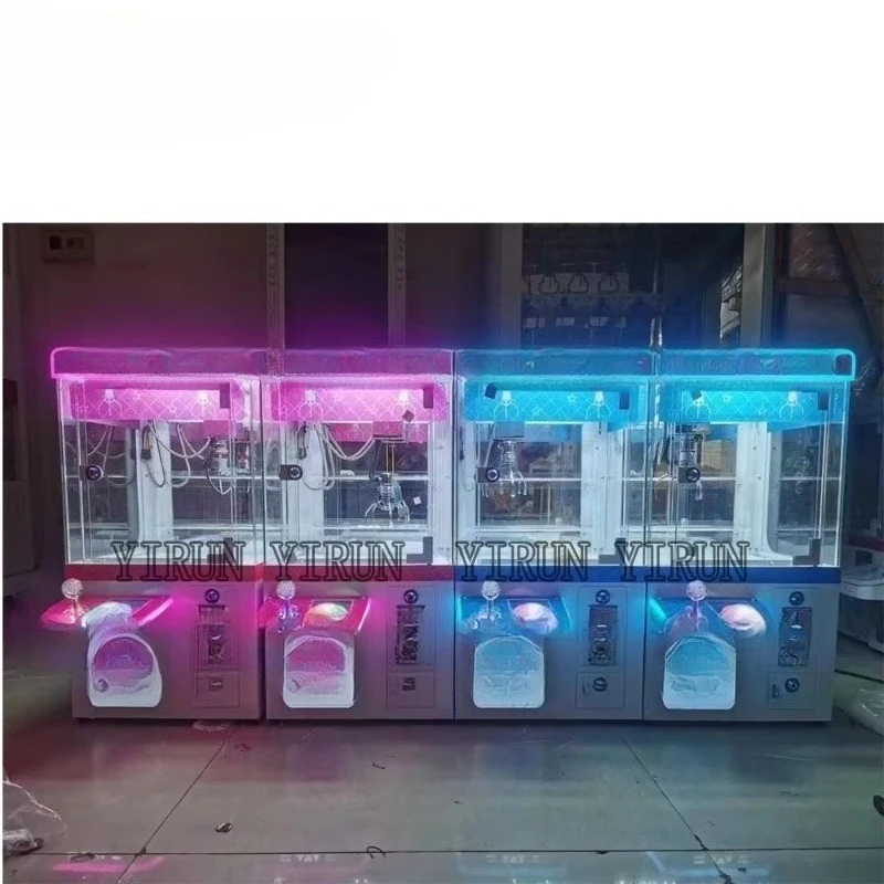 Manufacturer Wholesale Crane Claw Arcade Mini Plush Toy Coin Digital Printing Cheap Candy Gifts Crane