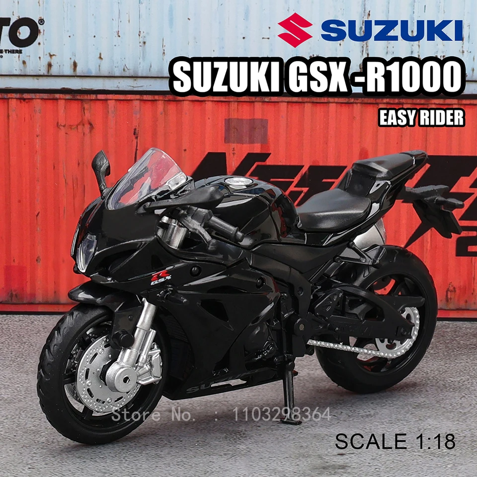 MSZ 1:18 Suzuki GSX-R1000 YAMAHA YZF-R1 Classic Motorcycle Static