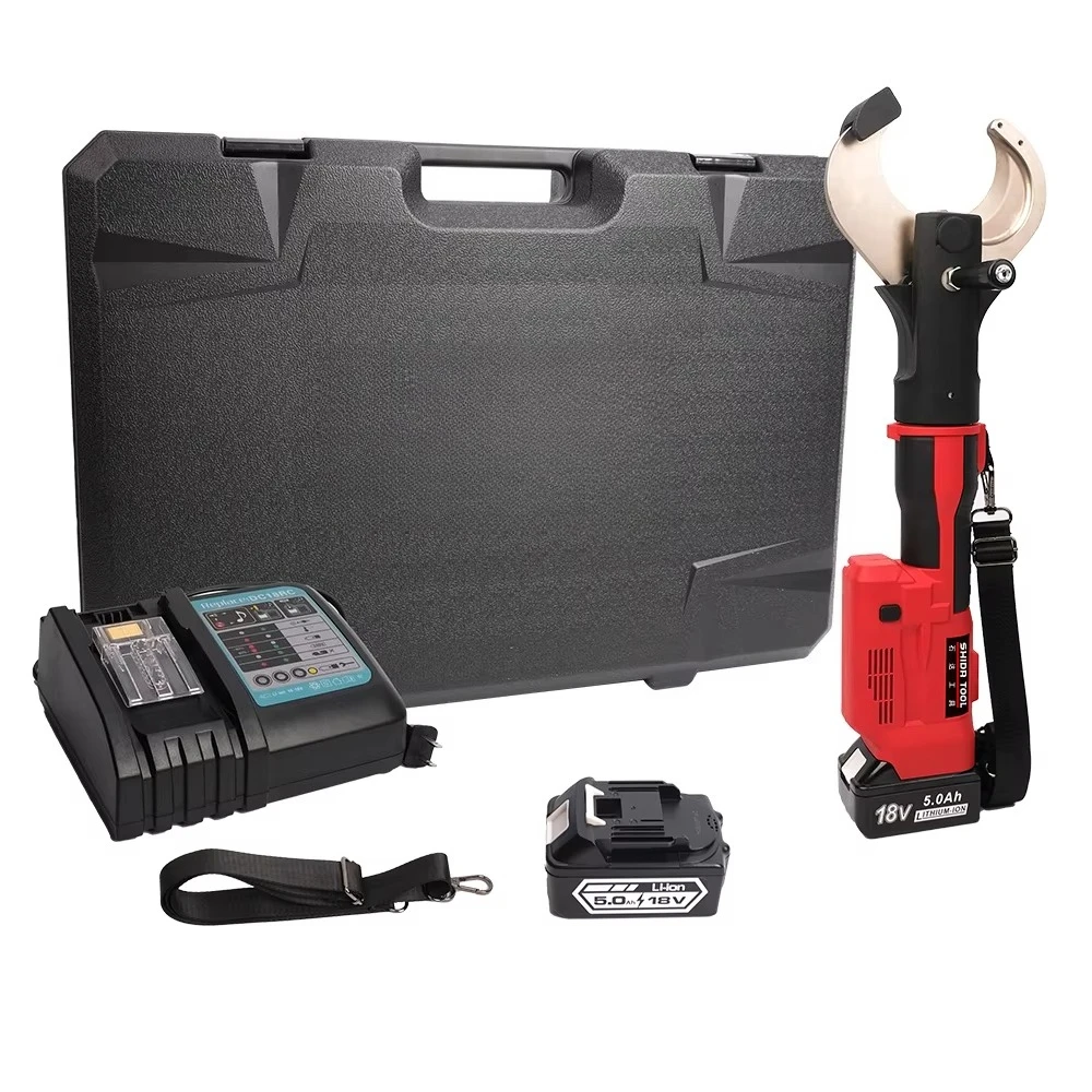 

Portable 70mm Rechargeable Battery Powered Hydraulic Cable Cutter Targeted for Cu/Al with Portable Hydraulic Tools