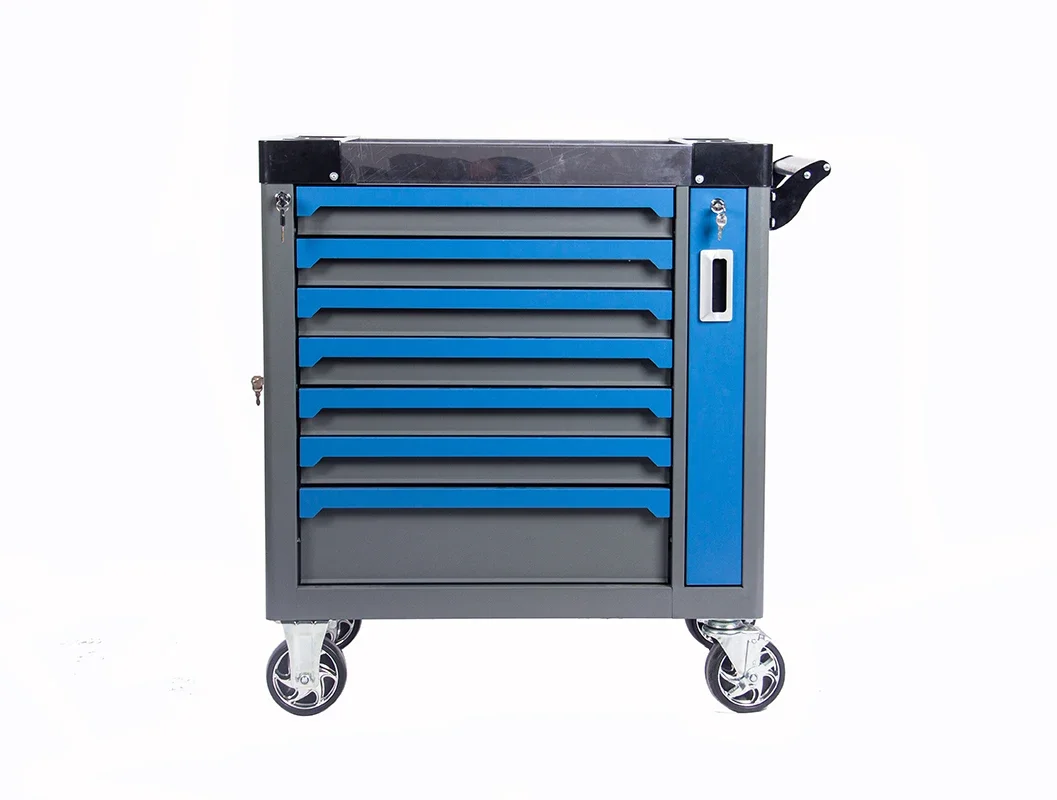 Neatly 245Pcs Tool Sets Rolling Box Heavy Duty Stainless Steel Tool Chest 7 Drawers Tool Cabinet Cart Trolley