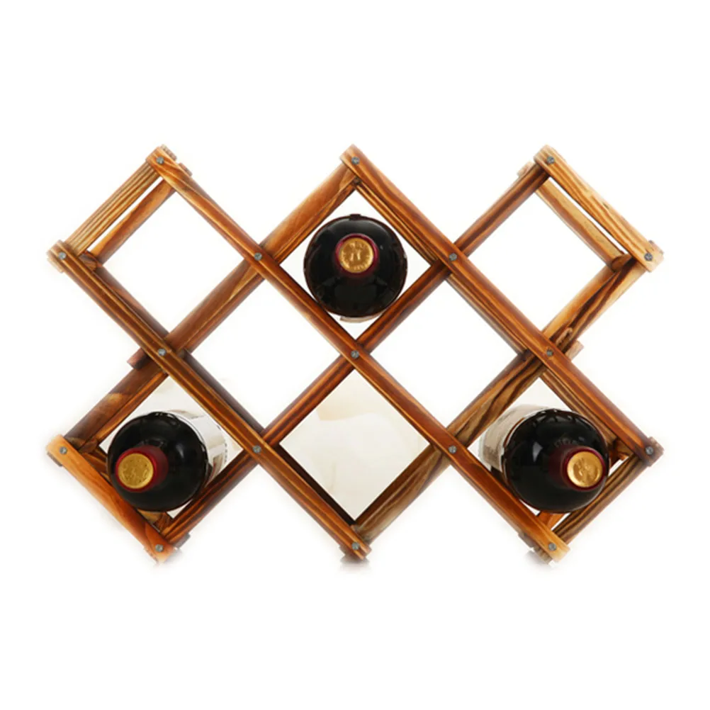 

Rack 46 5x13 2x31 3cm Bottle Holder Foldable Design Great for Home Hotel Bars Clubs Storage Server