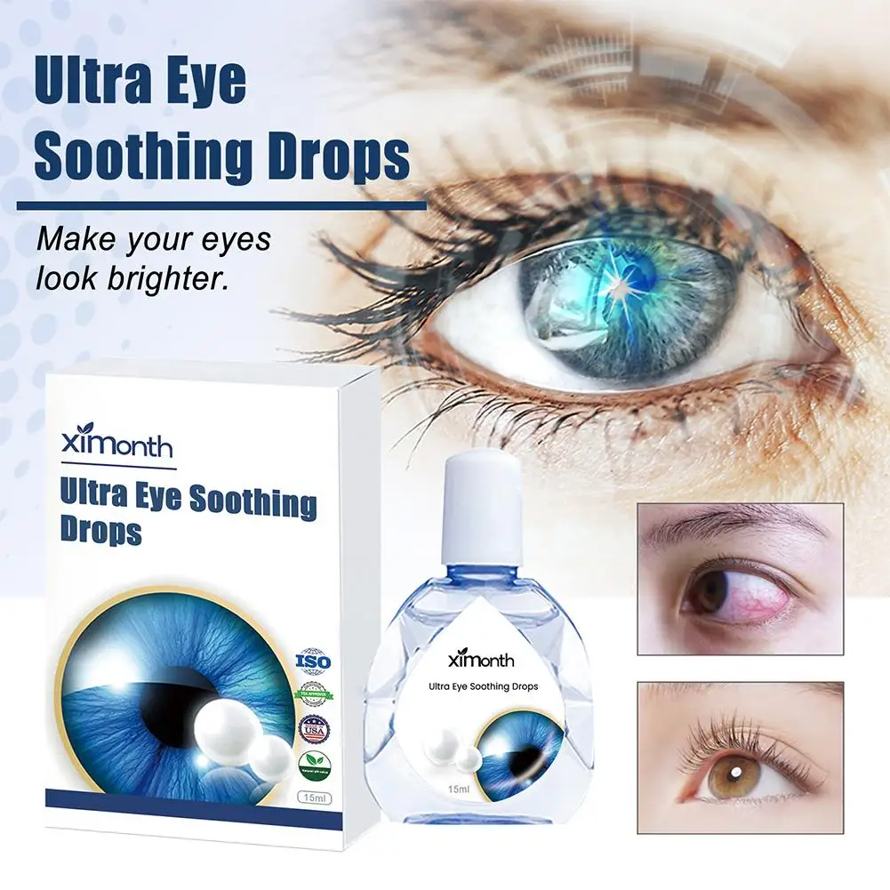 3PCS  Eyesight Improvement 15ml High Quality Eye Drops Relieve Blurred Vision Clean Drop Eyes Detox Discomfort Dry Itchy Liquid