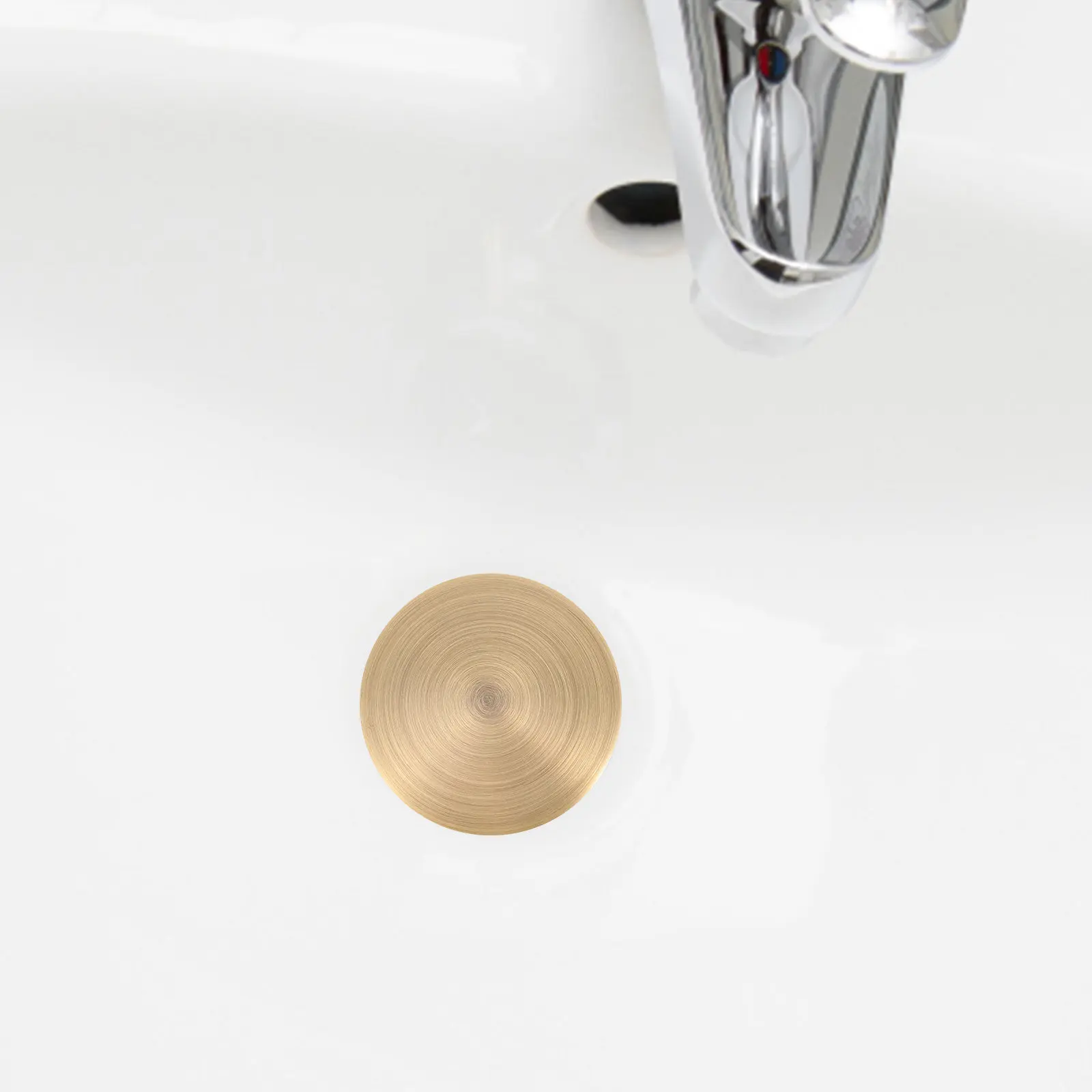 

Retro Copper Sink Strainer Plug Drain Filter with Overflow Hole for Bathroom Kitchen Basin Durable Metal Sewer Drainer Universal