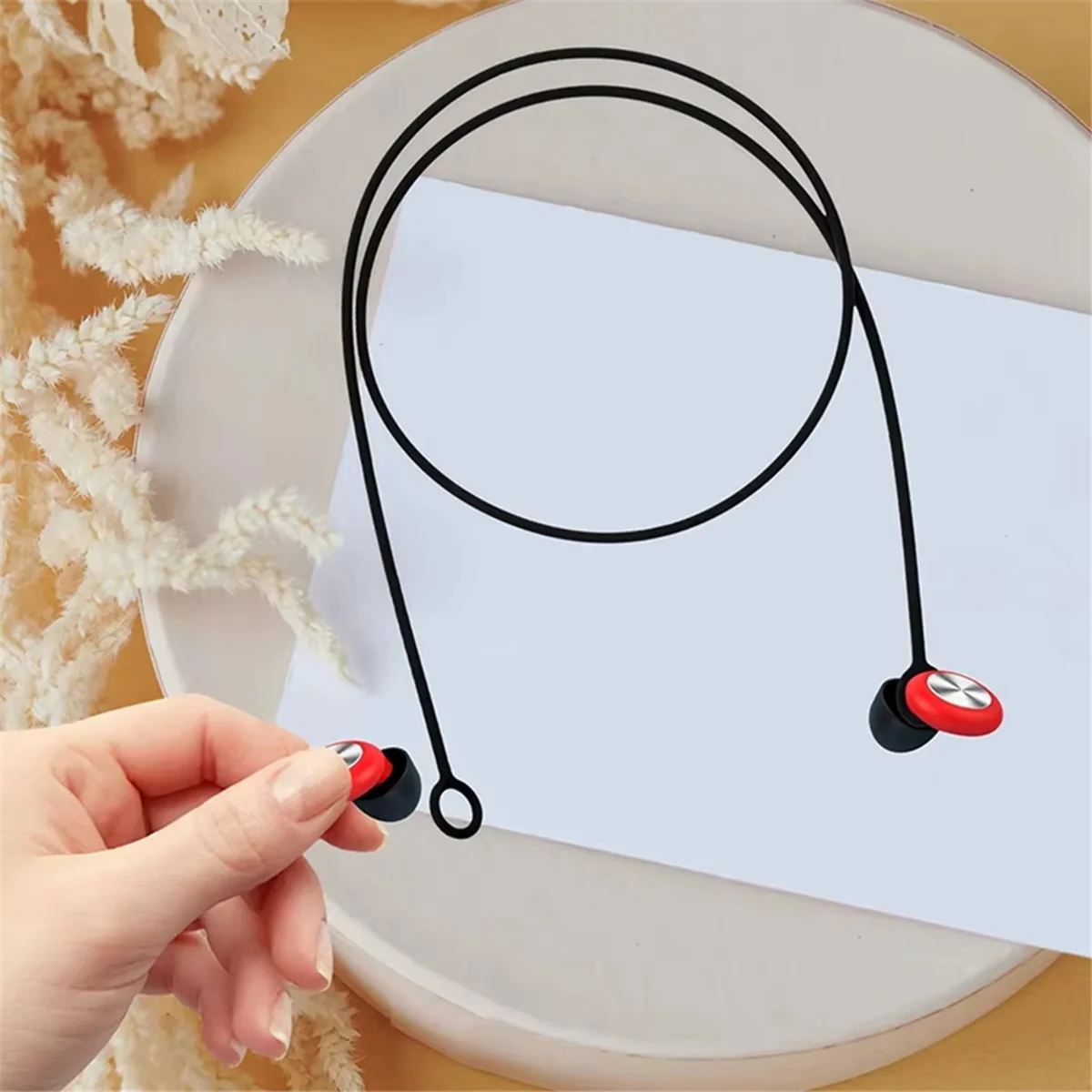 A003 الأذن المقابس ياربود الحبل سدادات الأذن سماعة الرقبة سلسلة اكسسوارات سماعة حبل العمل مكافحة خسر الأشرطة الرياضة الحبل