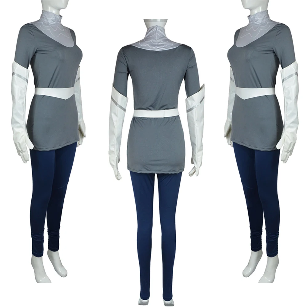 Lute 코스프레 코스튬 점프수트 장갑 벨트 세트, 애니메이션 만화, 지옥 인, 롤플레이 의상, 여성 남성 변장, 할로윈 파티 세트