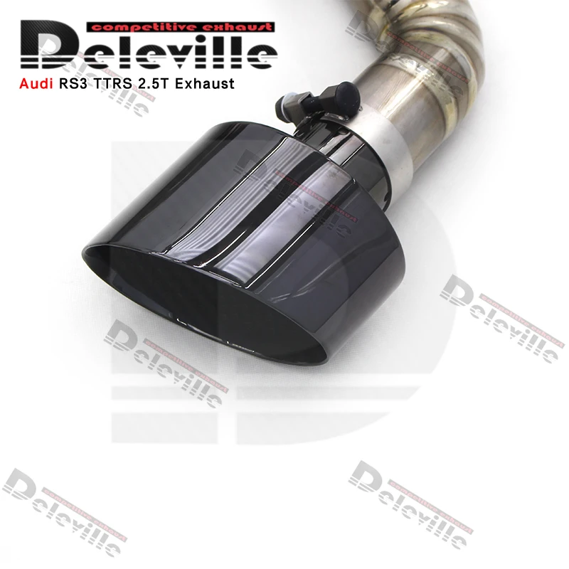 Deleville Escape Catback For Audi RS3/TTRS 2.5T 2017-2023 Engine Valvetronic Titanium Muffler Exhaust Parts Exhaust Pipes