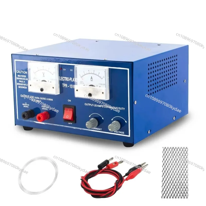 Industrial TPR-1510 Plating Rectifier 10A/15V - Digital Gold/Silver/Platinum Electroplating Machine W Jewelry Workshop Essentia