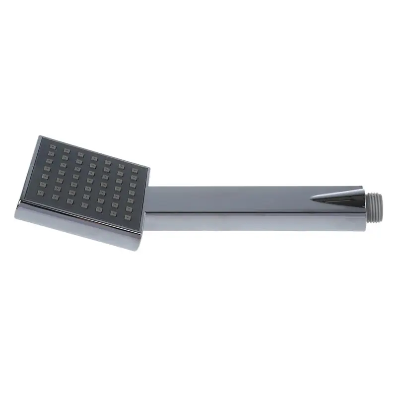 

2X Universal Square Shower Head Handset Hand Held Chrome Thermostatic Bathroom Bath-A68E