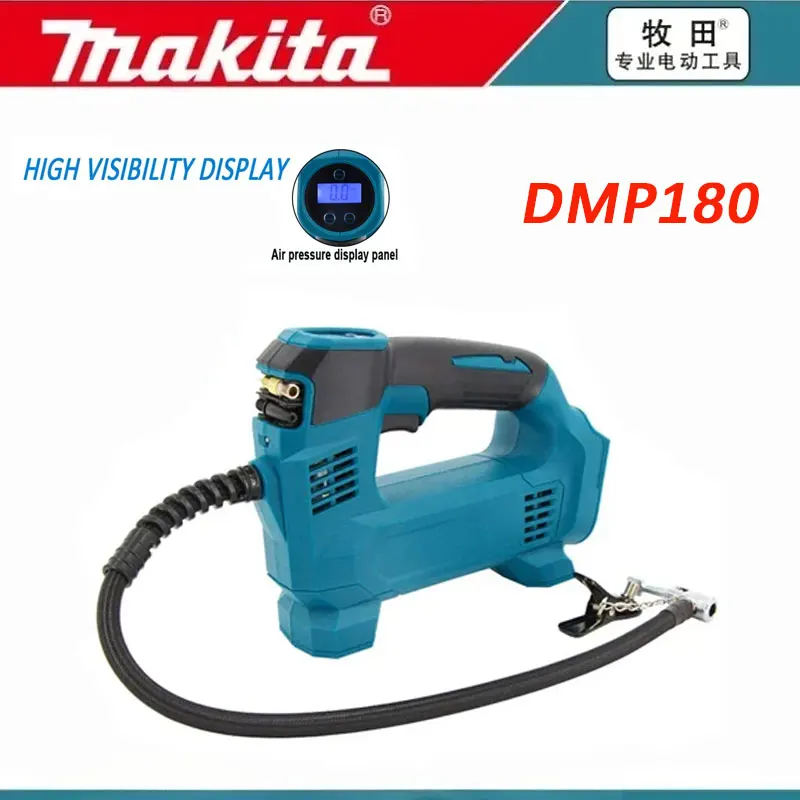 

MAKITA DMP180 18V Lithium-Ion Cordless Inflator Bare Tool For Car Portable Tyre Inflator Electric Motorcycle Pump Air Inflator