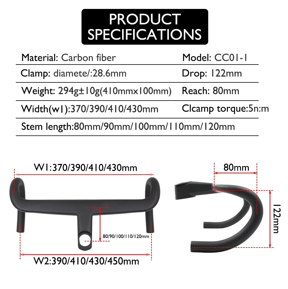 CC.01 Carbonfaser-Integrationslenker für die Serien C68/V5Rs/V4Rs/C68 Gravel/C68 Allroad, 370-430 mm mit Computerhalterung – Detail 2