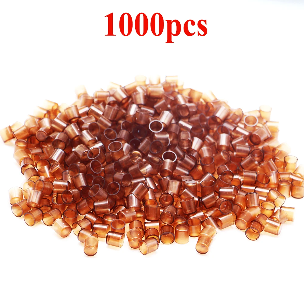 

1000PCS Apis Mellifera Brown Cell Plastic Queen New Virgin Larva Deposit Egg Cup Transferred Fecundation Family High Accepted